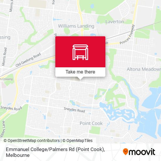 Emmanuel College / Palmers Rd (Point Cook) map