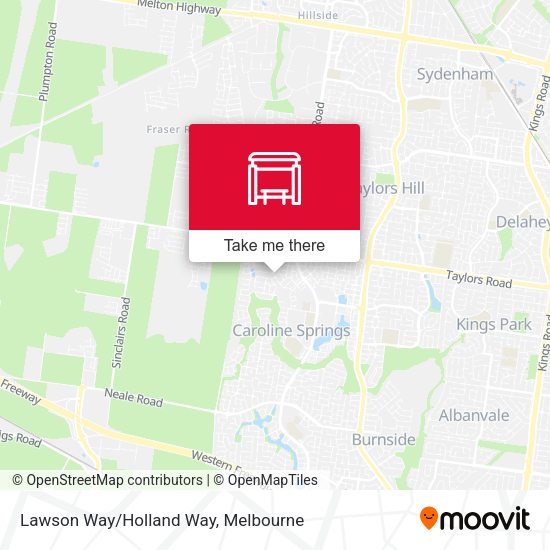 Lawson Way/Holland Way map