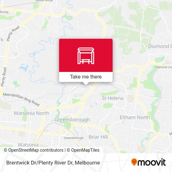 Brentwick Dr/Plenty River Dr map