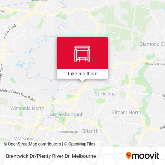 Brentwick Dr/Plenty River Dr map