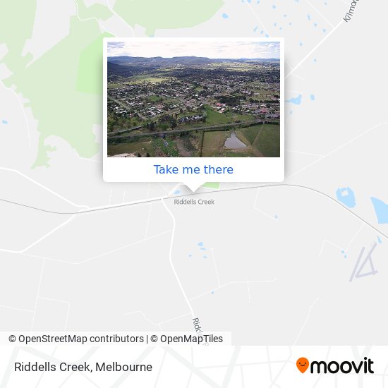 Mapa Riddells Creek