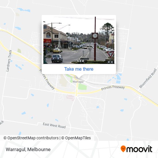 Warragul map