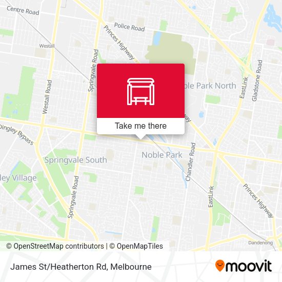 James St/Heatherton Rd map