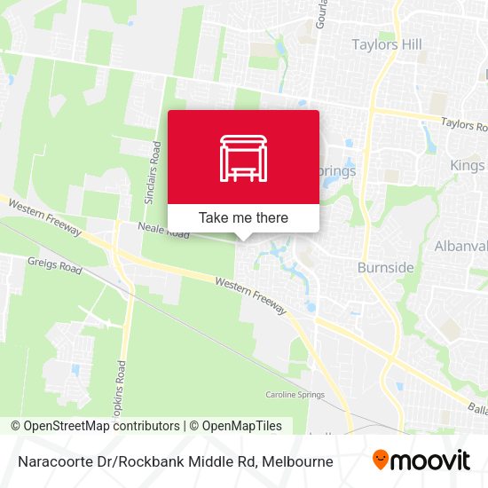 Naracoorte Dr / Rockbank Middle Rd map