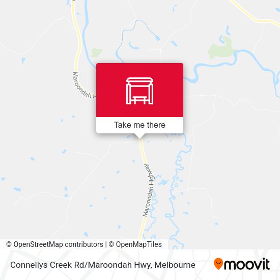 Connellys Creek Rd / Maroondah Hwy map