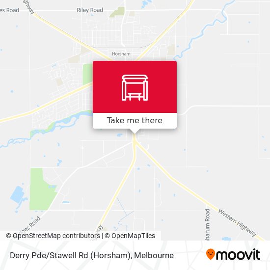 Derry Pde/Stawell Rd (Horsham) map