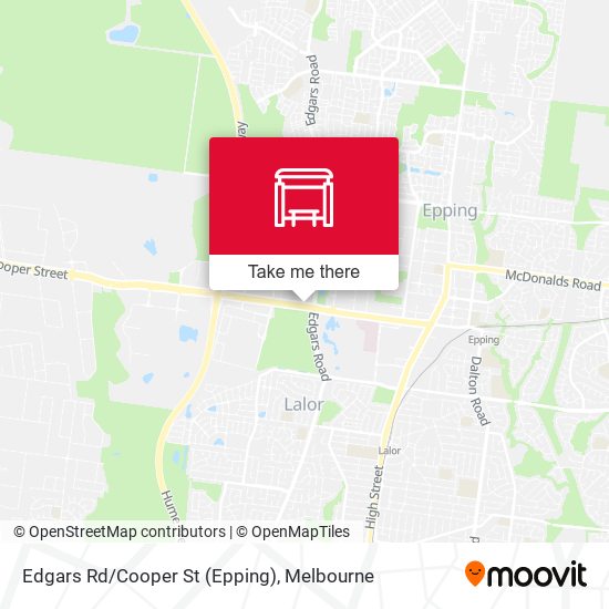 Edgars Rd/Cooper St (Epping) map