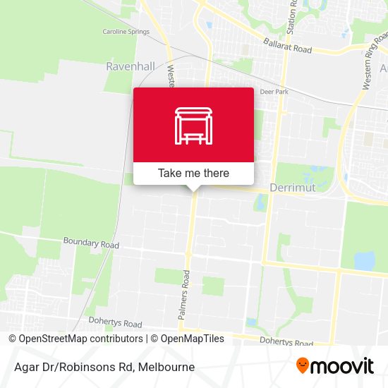 Agar Dr/Robinsons Rd map