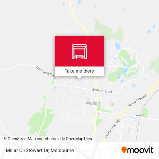 Millar Cl/Stewart Dr map