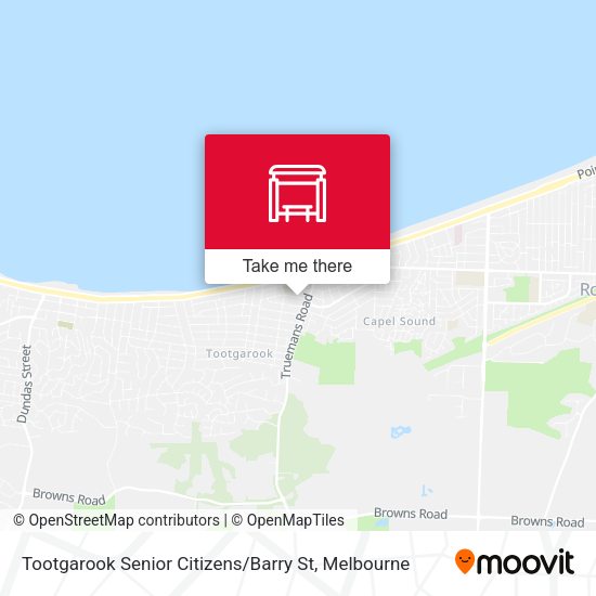 Tootgarook Senior Citizens / Barry St map