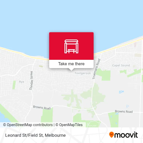 Mapa Leonard St/Field St