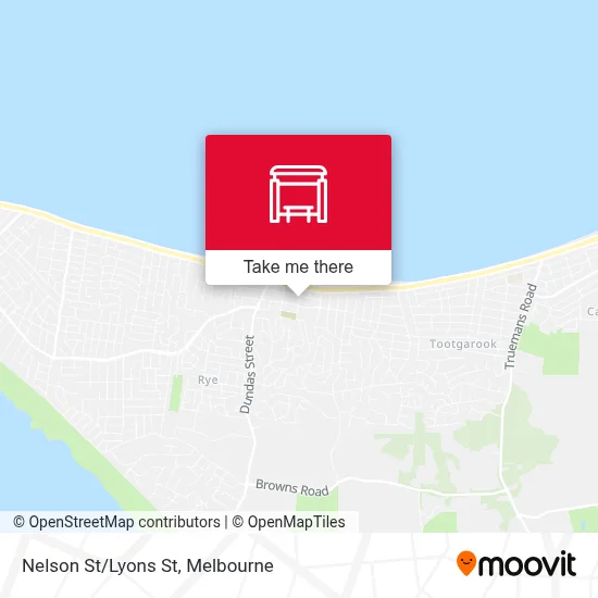 Mapa Nelson St/Lyons St