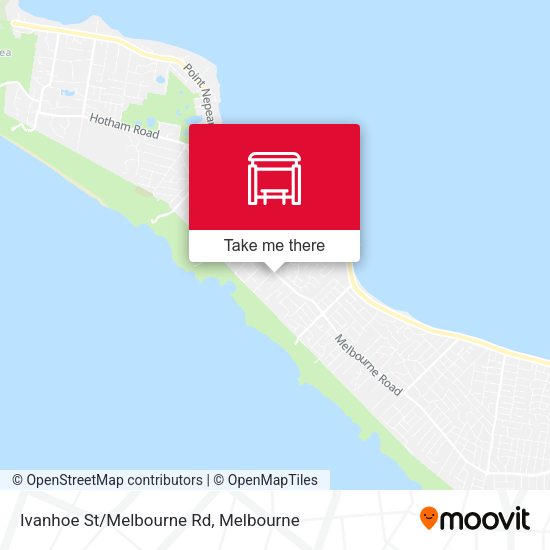 Ivanhoe St/Melbourne Rd map