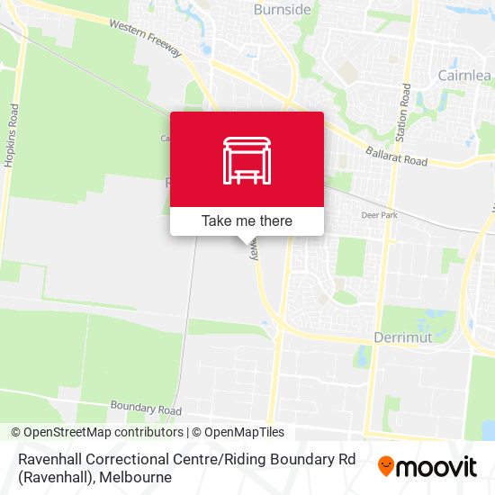 Mapa Ravenhall Correctional Centre / Riding Boundary Rd