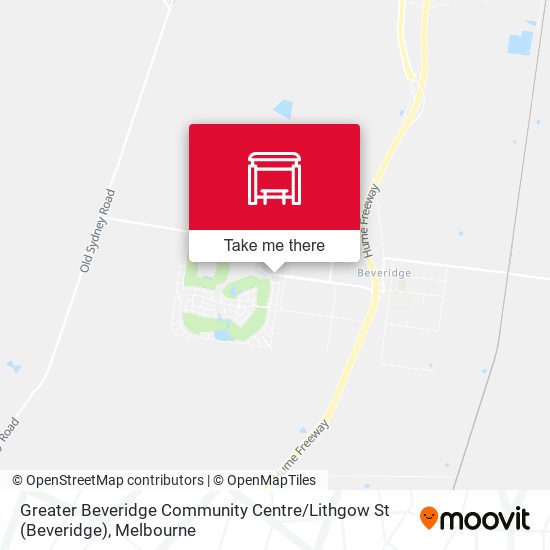 Greater Beveridge Community Centre / Lithgow St map