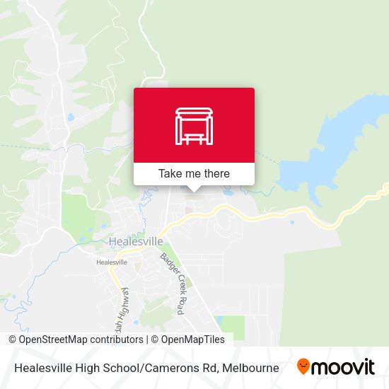 Healesville High School / Camerons Rd map