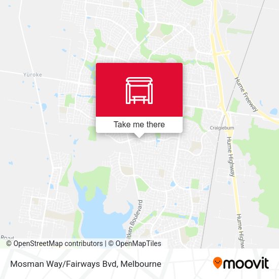 Mosman Way/Fairways Bvd map
