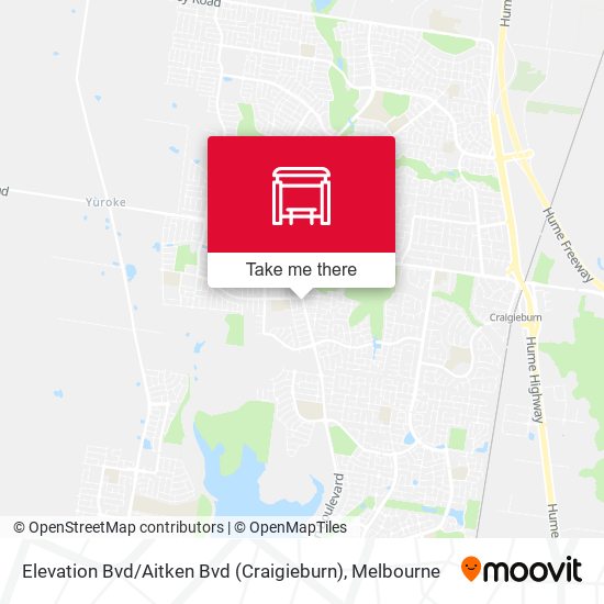 Elevation Bvd / Aitken Bvd (Craigieburn) map