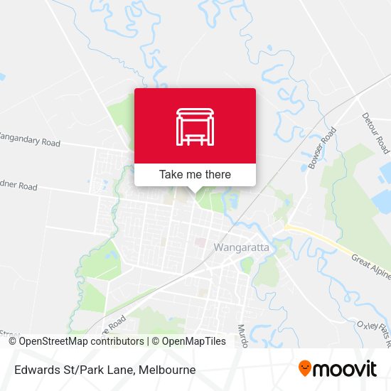 Edwards St/Park Lane map
