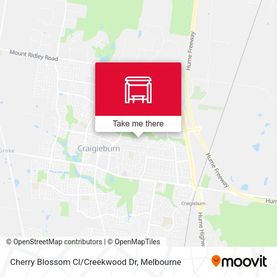 Cherry Blossom Cl/Creekwood Dr map