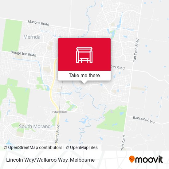 Lincoln Way/Wallaroo Way map