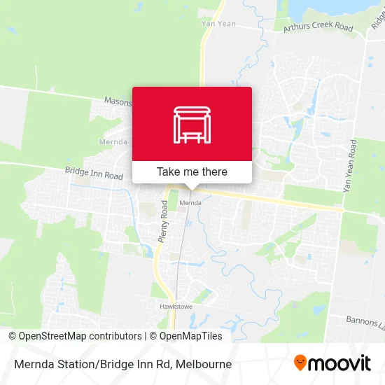 Mernda Postcode Mernda Station/Bridge Inn Rd - Routes, Schedules, and Fares