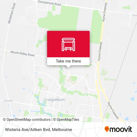Wisteria Ave/Aitken Bvd map