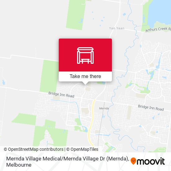 Mapa Mernda Village Medical / Mernda Village Dr