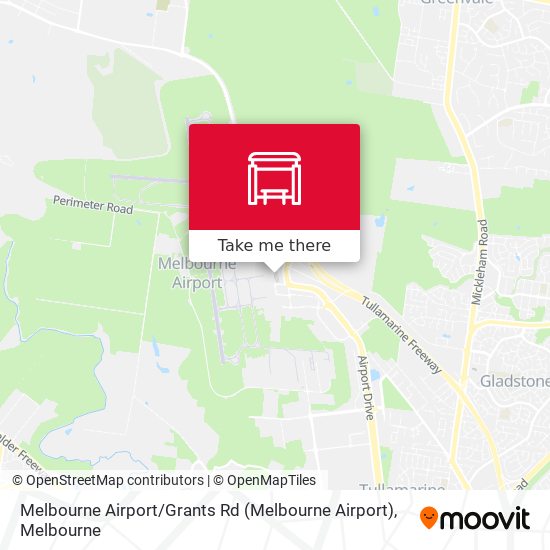 Melbourne Airport / Grants Rd map