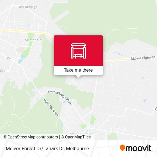 Mcivor Forest Dr/Lanark Dr map