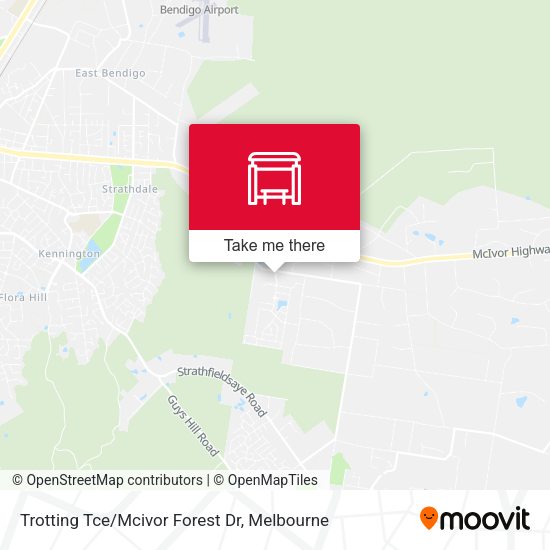 Trotting Tce/Mcivor Forest Dr map