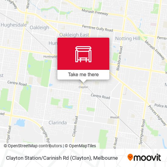 Mapa Clayton Station / Carinish Rd