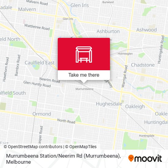 Murrumbeena Station / Neerim Rd map