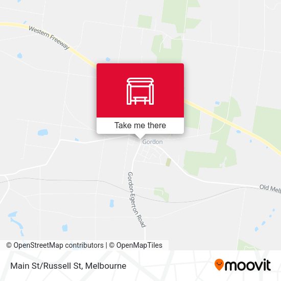 Main St/Russell St map