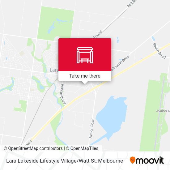 Lara Lakeside Lifestyle Village / Watt St map
