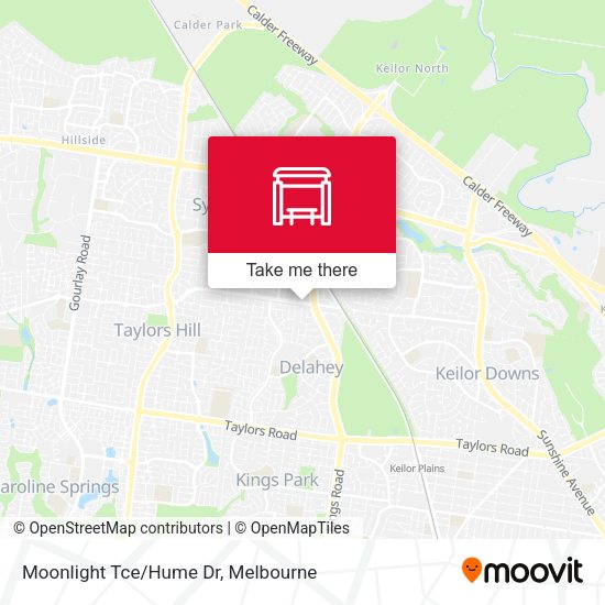 Moonlight Tce/Hume Dr map