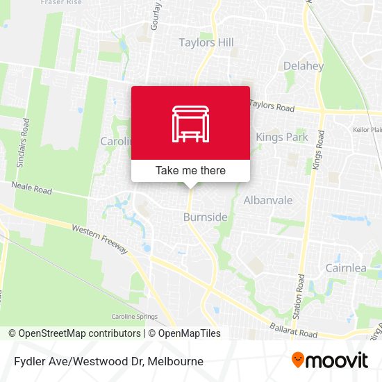 Fydler Ave/Westwood Dr map
