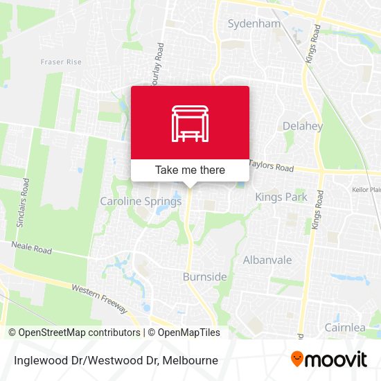 Inglewood Dr/Westwood Dr map