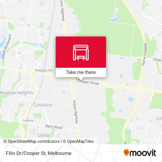 Fillo Dr/Cooper St map