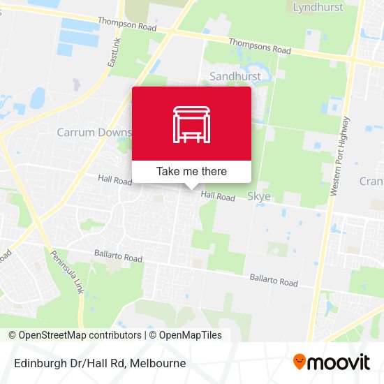 Edinburgh Dr/Hall Rd map