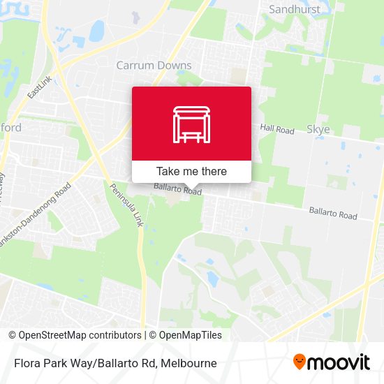 Flora Park Way/Ballarto Rd map
