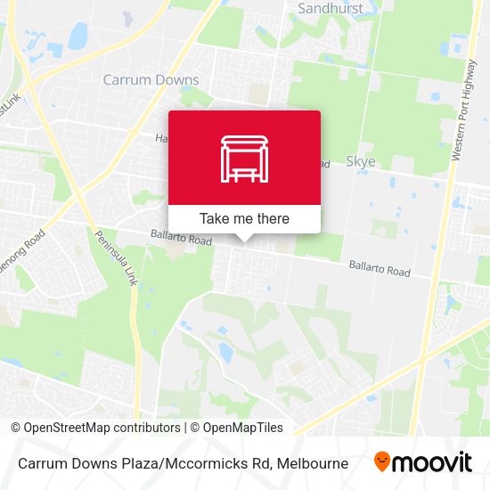 Carrum Downs Plaza / Mccormicks Rd map