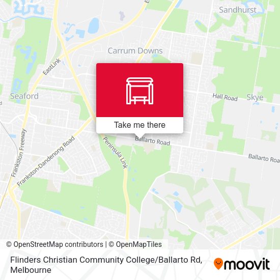 Flinders Christian Community College / Ballarto Rd map