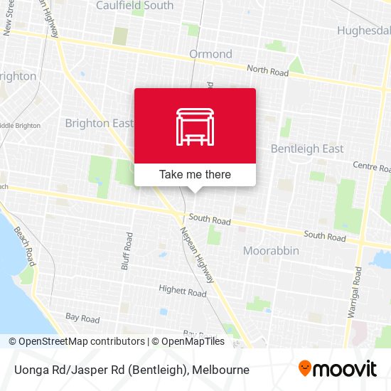 Uonga Rd/Jasper Rd (Bentleigh) map