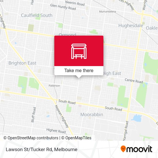 Lawson St/Tucker Rd map