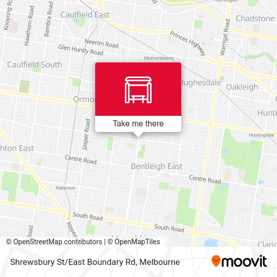 Shrewsbury St/East Boundary Rd map