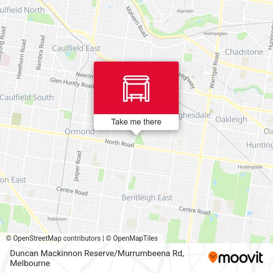 Duncan Mackinnon Reserve / Murrumbeena Rd map