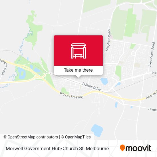 Morwell Government Hub / Church St map