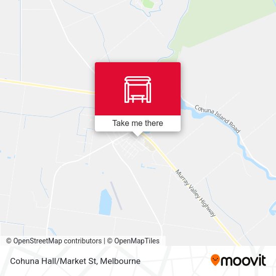 Cohuna Hall/Market St map