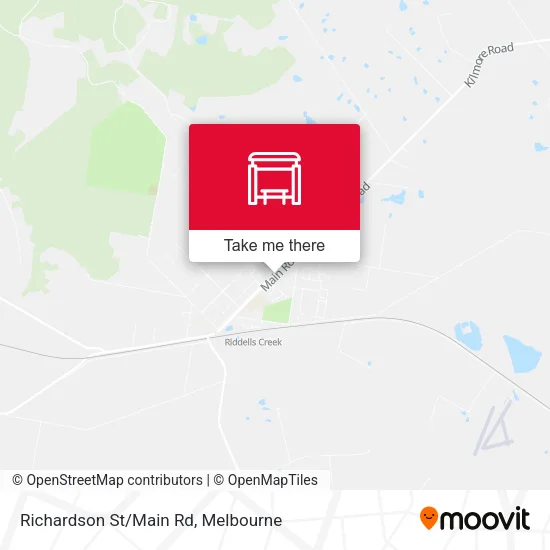 Richardson St/Main Rd map